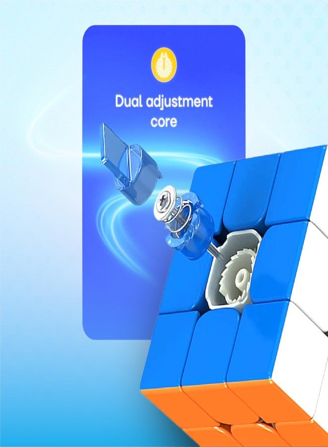 Cubelelo Drift 3M Plus v2 3x3 (Magnetic) Speed Cube | Based on MoYu RS3M v5 | Dual-Adjustment System | Speedcube for Kids & Adults | Magic Speedy Stress Buster Brainstorming Puzzle - Image 3